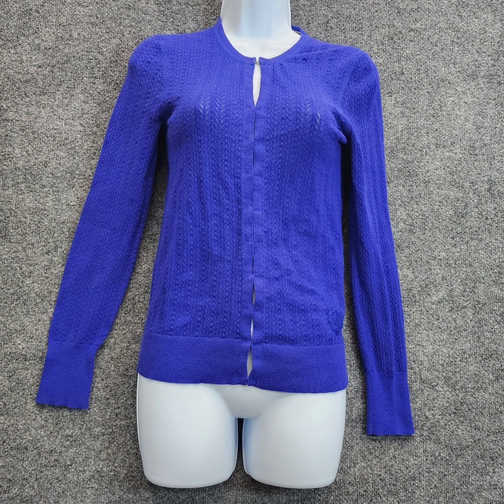 Victoria's Secret Women's Pointelle Knit Cardigan Coquette Balletcore Y2K Small